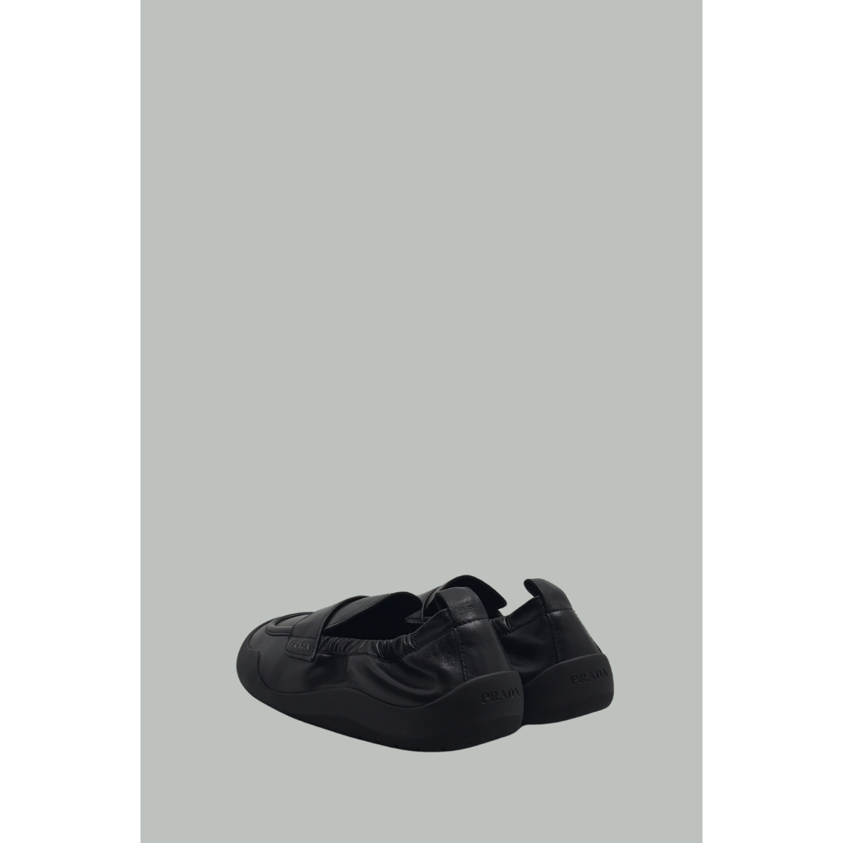 Mocassin Speedrock En Cuir - Noir - PRADA