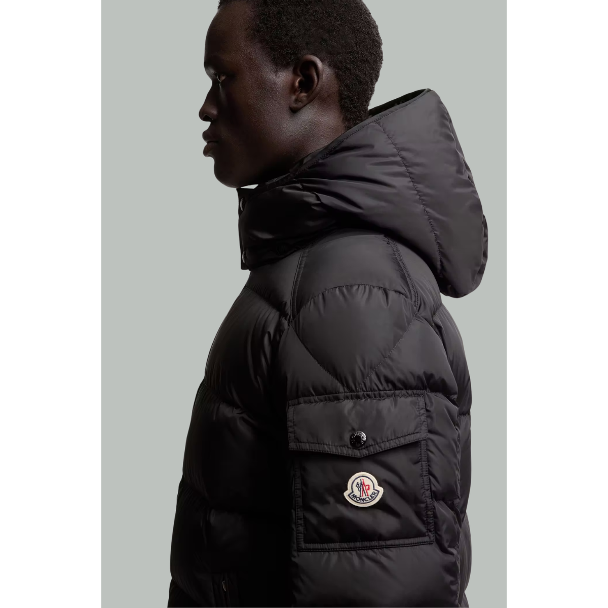 Doudoune Courte Moncler Maya Matte - Noir - MONCLER