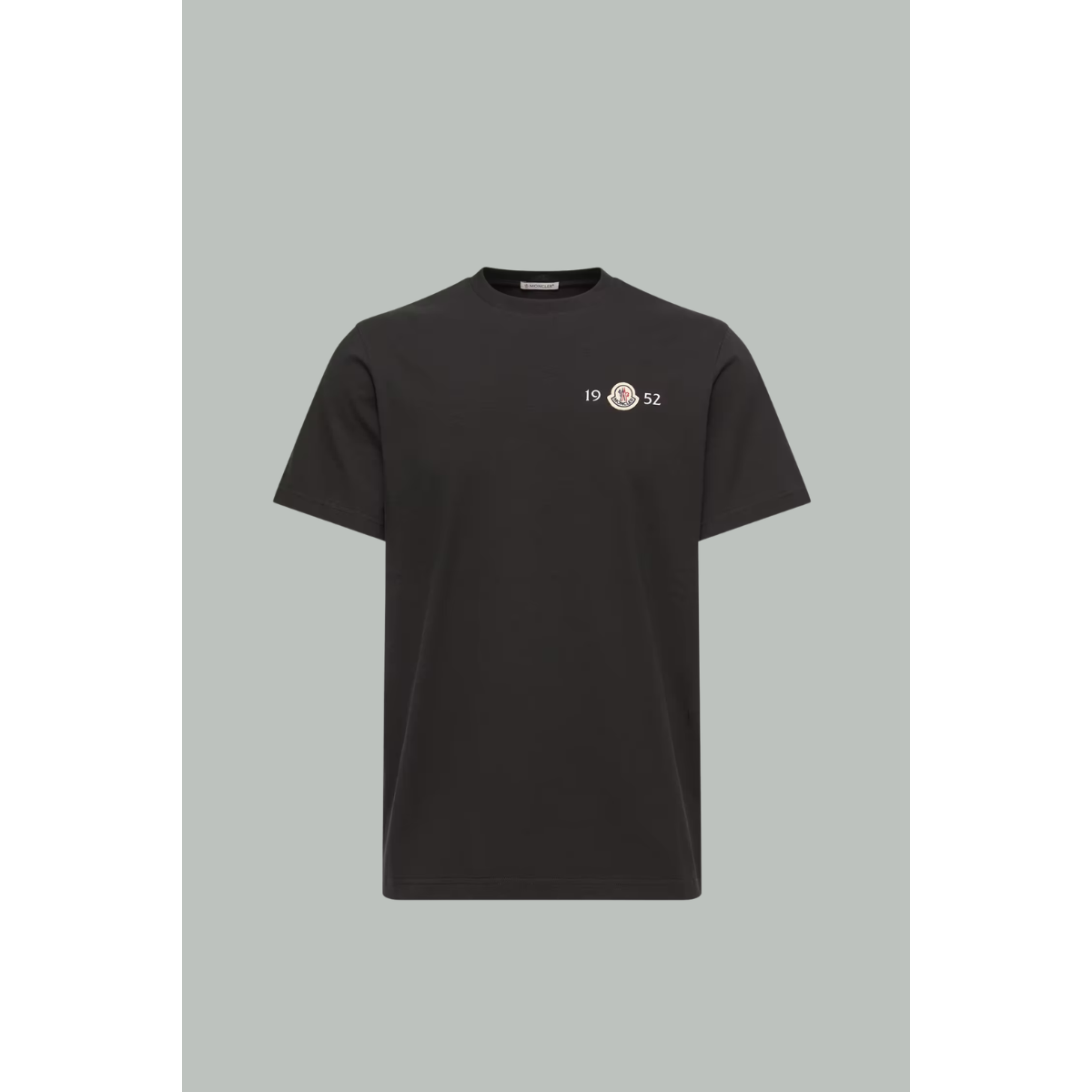 T-Shirt en Coton à Logo - Noir - MONCLER