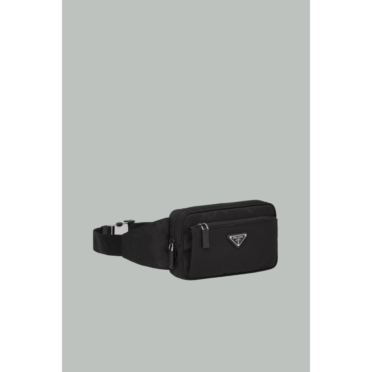 Bag Men’s nylon belt - Black - PRADA