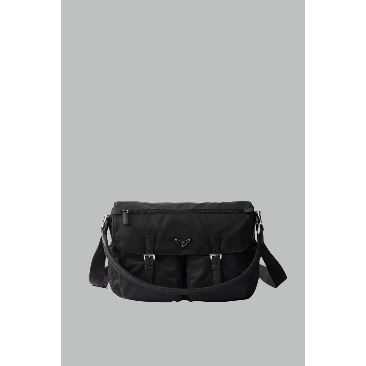 Re-Nylon Shoulder Bag - Black - PRADA
