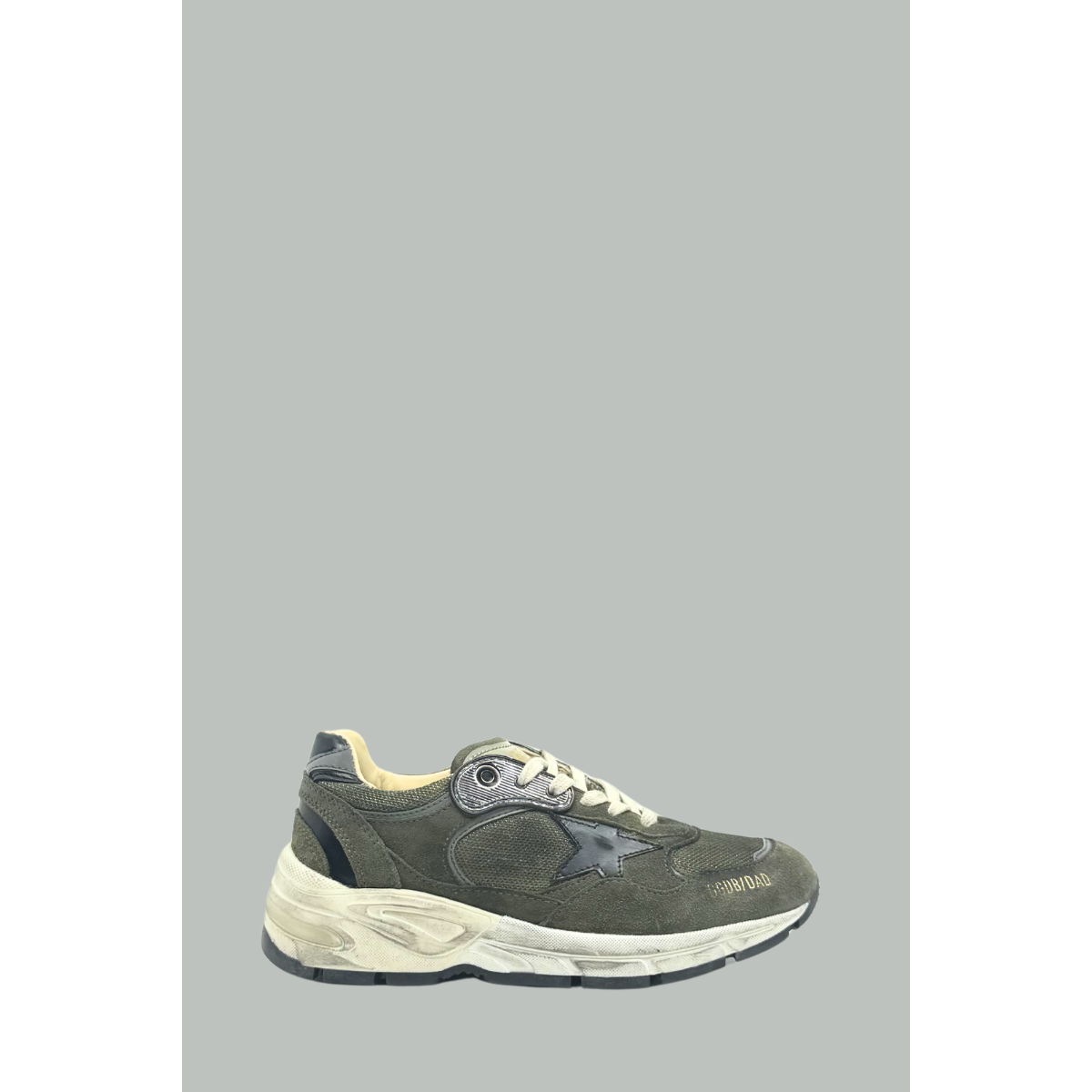 Baskets Dad-Star - Femme  - Vert Olive/Gris/Noir - GOLDEN GOOSE
