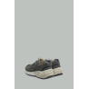 Baskets Dad-Star - Femme  - Vert Olive/Gris/Noir - GOLDEN GOOSE