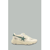 Running Sole - Homme - Cuir/Vert - GOLDEN GOOSE