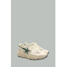Running Sole - Homme - Cuir/Vert - GOLDEN GOOSE