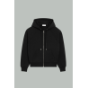 Hoodie Zippé En Coton - Noir - AMI PARIS