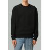 Cotton Sweatshirt - Black - AMI PARIS