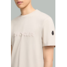 T-shirt en coton à logo - Beige - MONCLER
