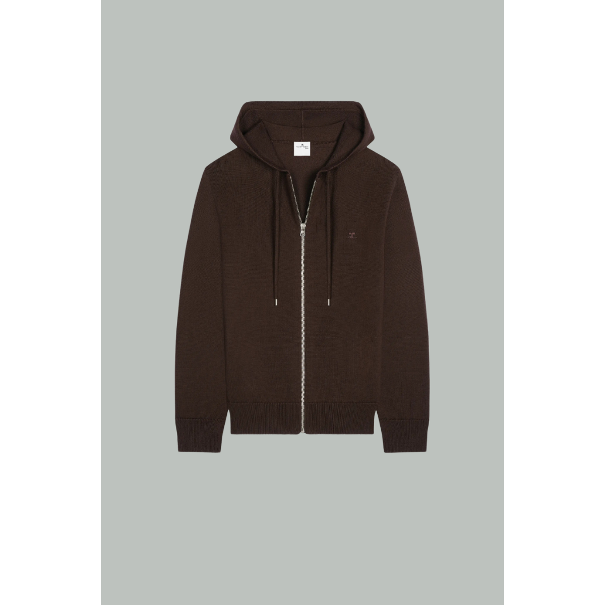 Cardigan Zippé - Chocolat - COURRÈGES