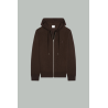 Chocolate Zip Cardigan - COURRÈGES