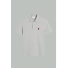 Polo Ami De Coeur - Gris - Coton - AMI PARIS