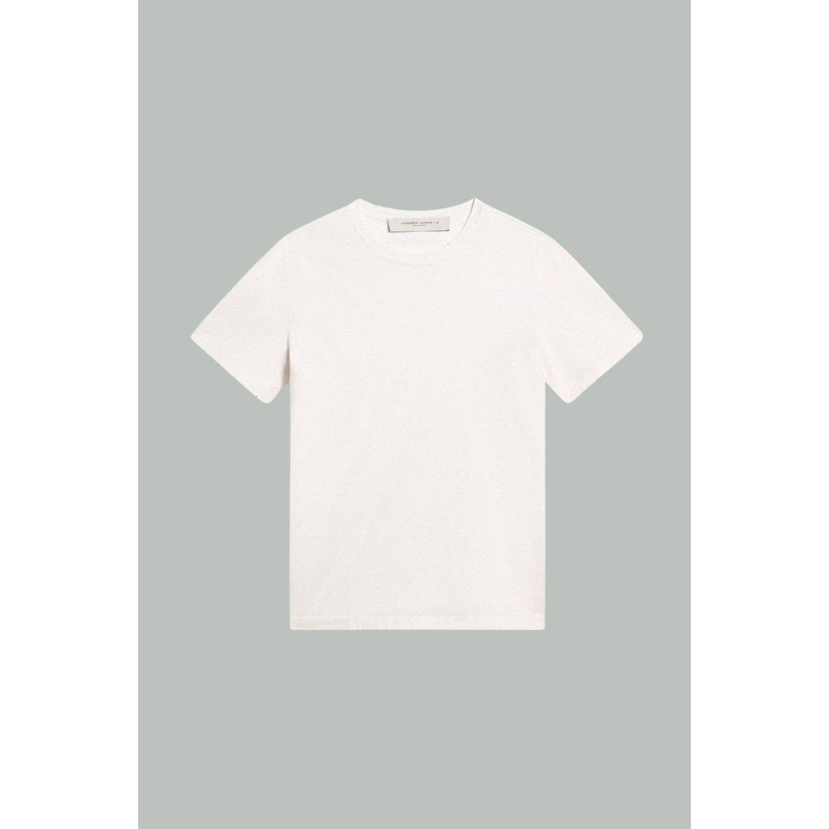 Basic Cotton T-Shirt - White - GOLDEN GOOSE