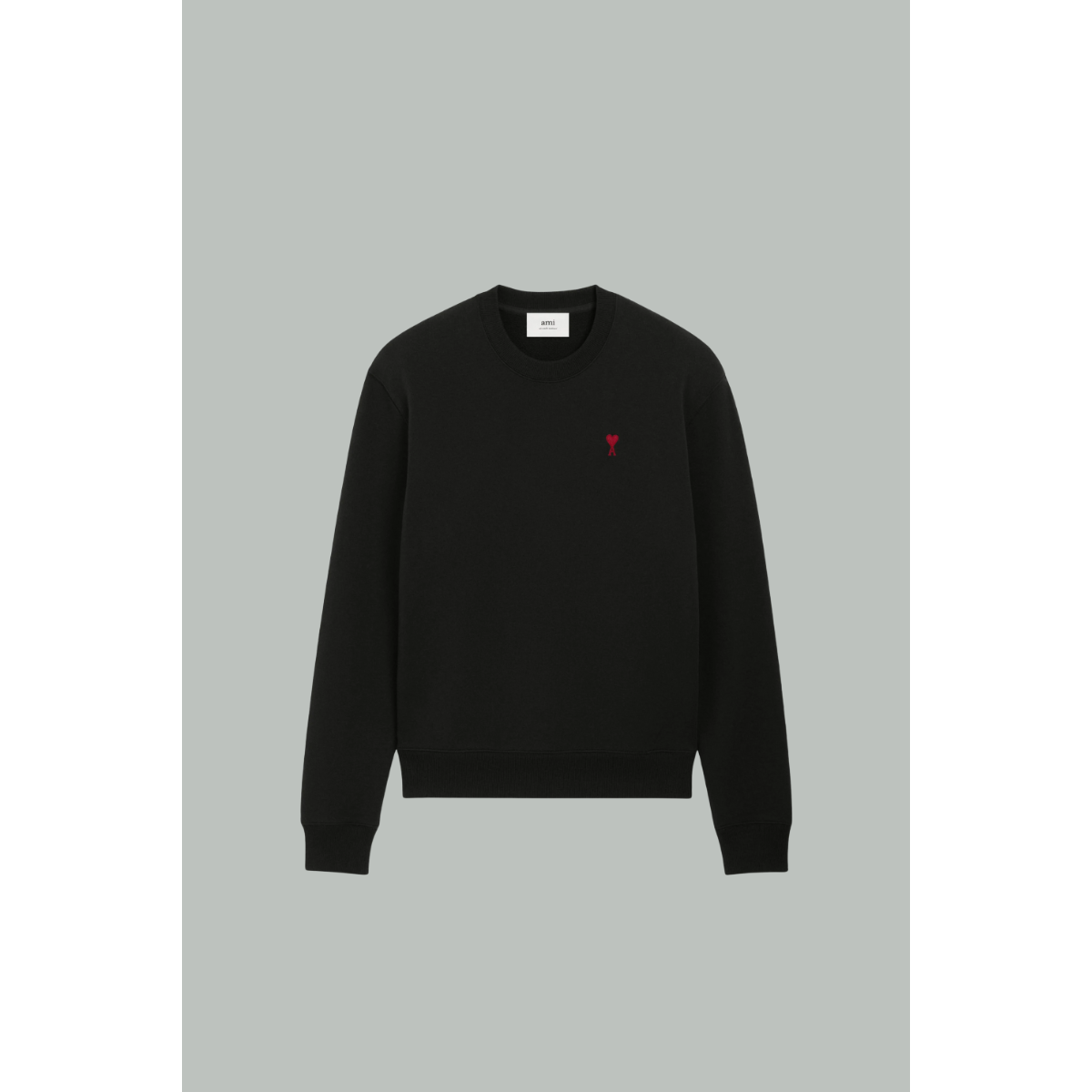 Pull Fin - Noir - AMI PARIS