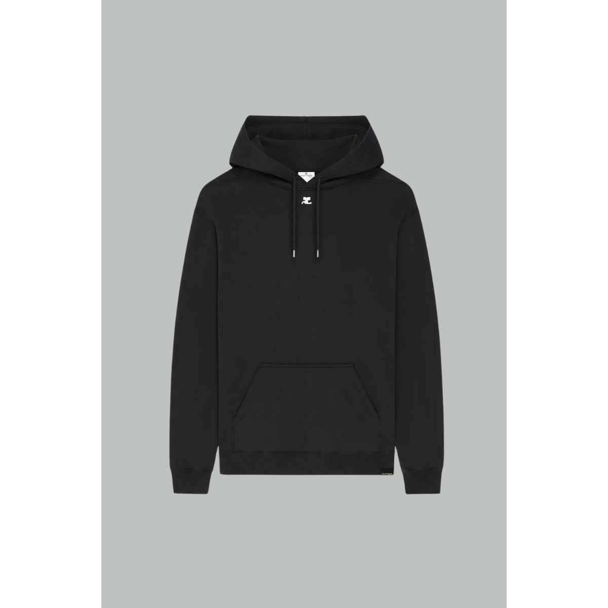 Sweat À Capuche AC - Noir - COURRÈGES