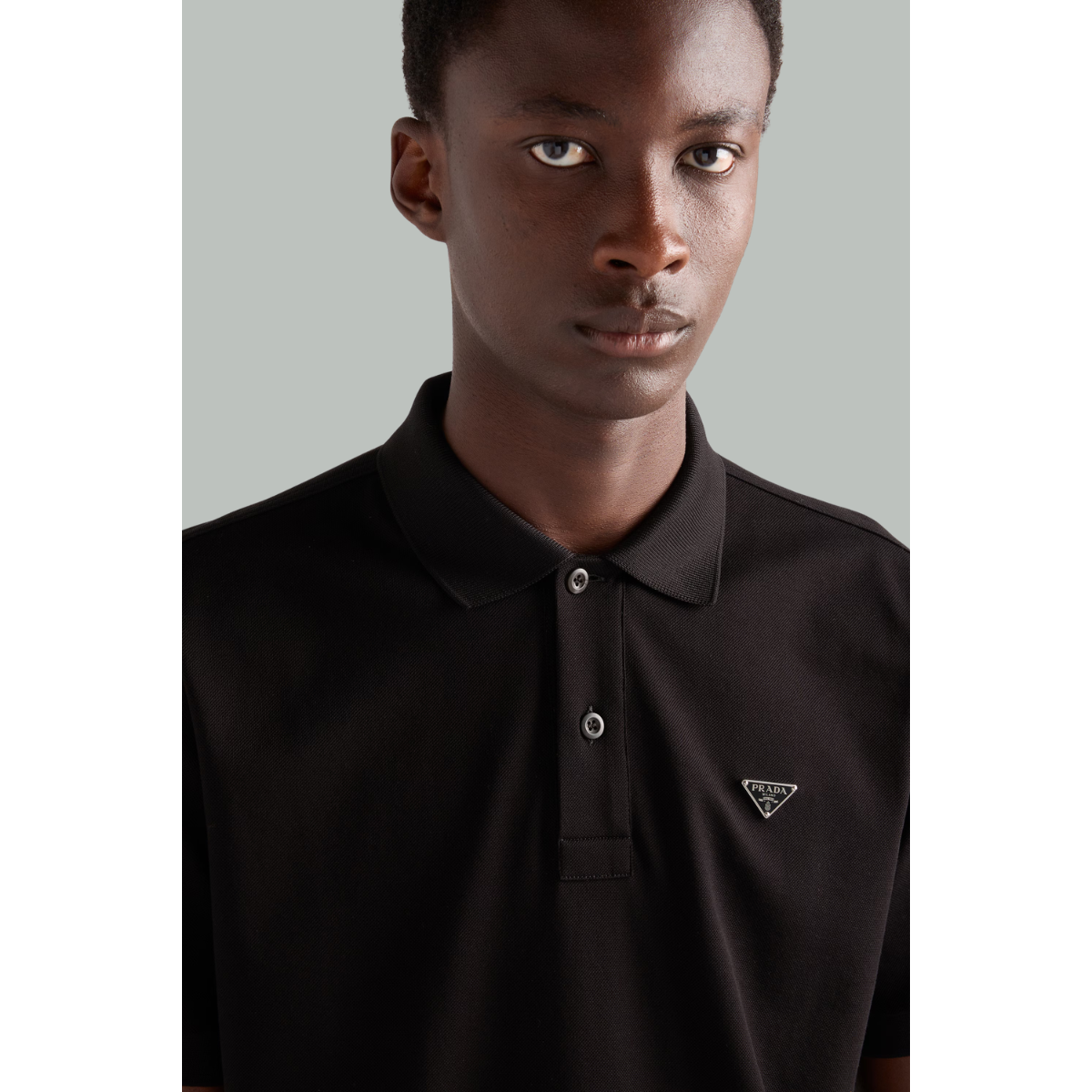 POLO NOIR COTON PRADA