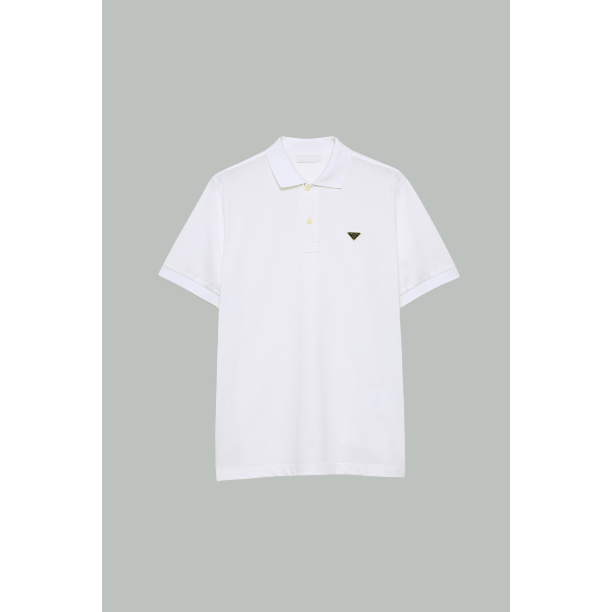 POLO BLANC COTON PRADA