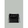 NEW BANDOLERIA NOIR CUIR PRADA