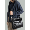 NEW BANDOLERIA NOIR CUIR PRADA