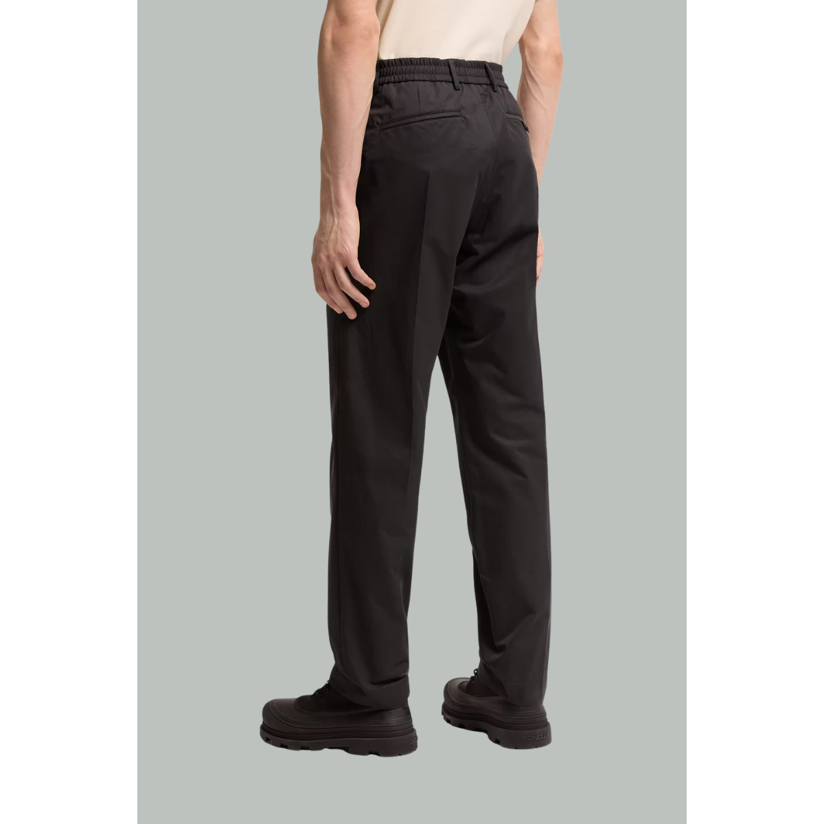 TROUSER SPORT NOIR COTON MONCLER