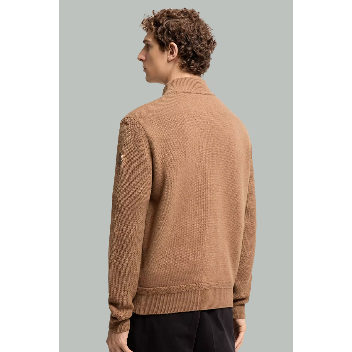 GILET PATCH CAMEL LAINE ET CACHEMIRE MONCLER