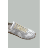 Baskets Replica À Effet Taches De Peinture - Blanc/Gris - MAISON MARGIELA