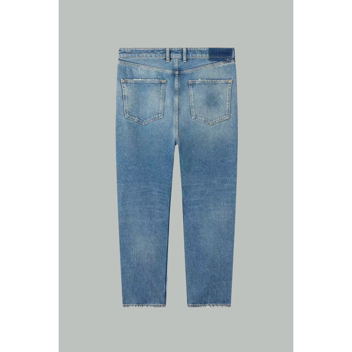 Jean Slim Homme Au Délavage Moyen - Bleu - GOLDEN GOOSE