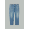 Jean Slim Homme Au Délavage Moyen - Bleu - GOLDEN GOOSE