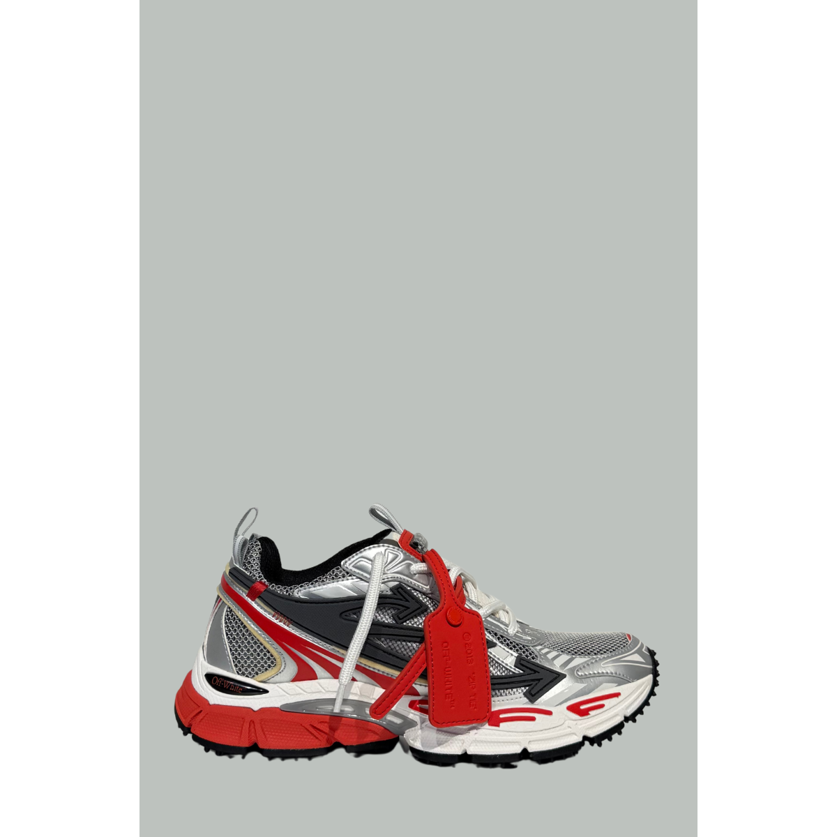 Baskets Be Right Back - Homme - Rouge/Gris - OFF WHITE