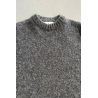 Pull Ras-Du-Cou Coupe Ample Avec Finitions Côtelées - Gris - STONE ISLAND
