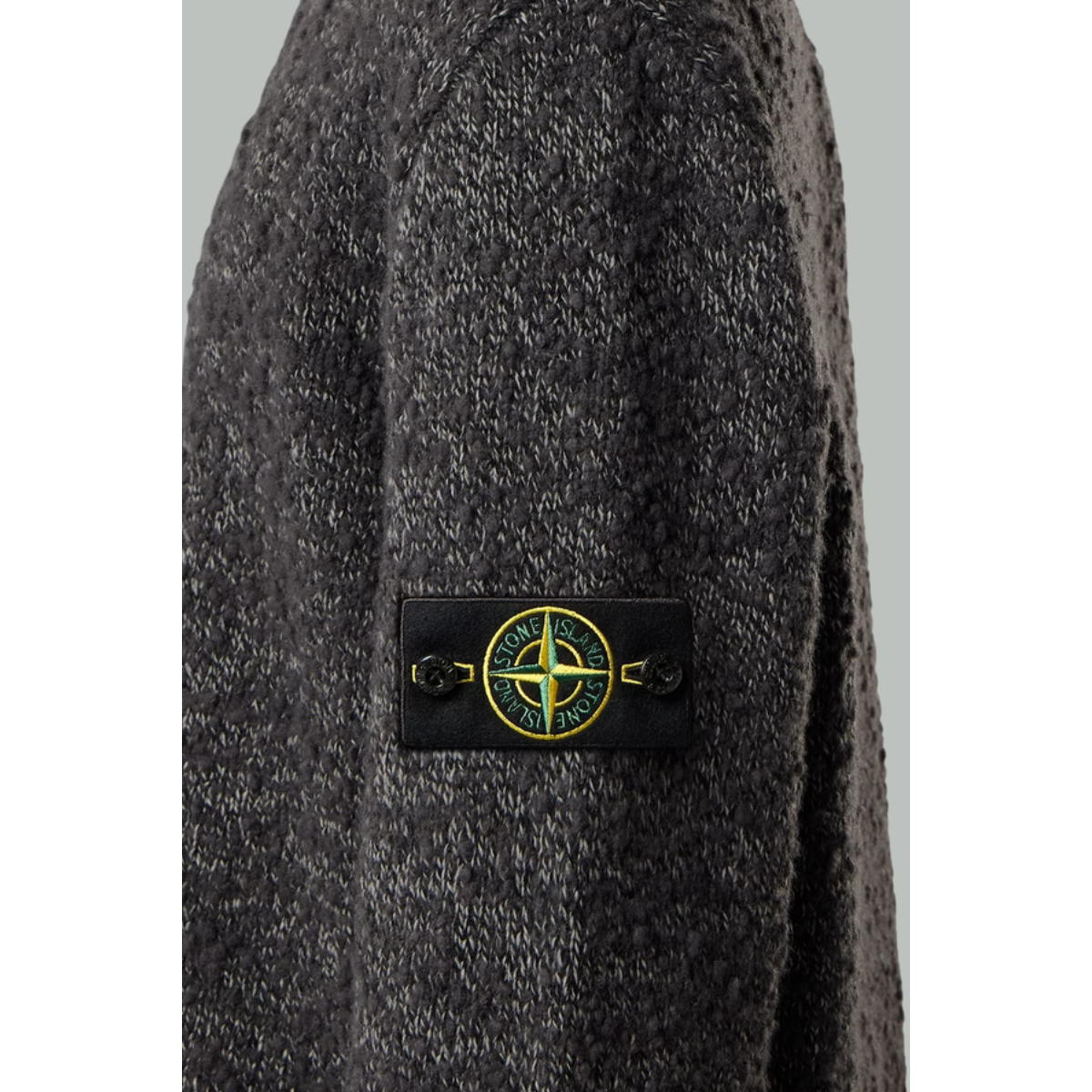 Pull Ras-Du-Cou Coupe Ample Avec Finitions Côtelées - Gris - STONE ISLAND