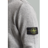 Pull Ras-Du-Cou Coupe Regular Avec Bordures Côtelées - Gris - STONE ISLAND