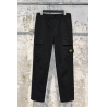 Pantalon Cargo Coupe Fuselée Regular - Noir - STONE ISLAND