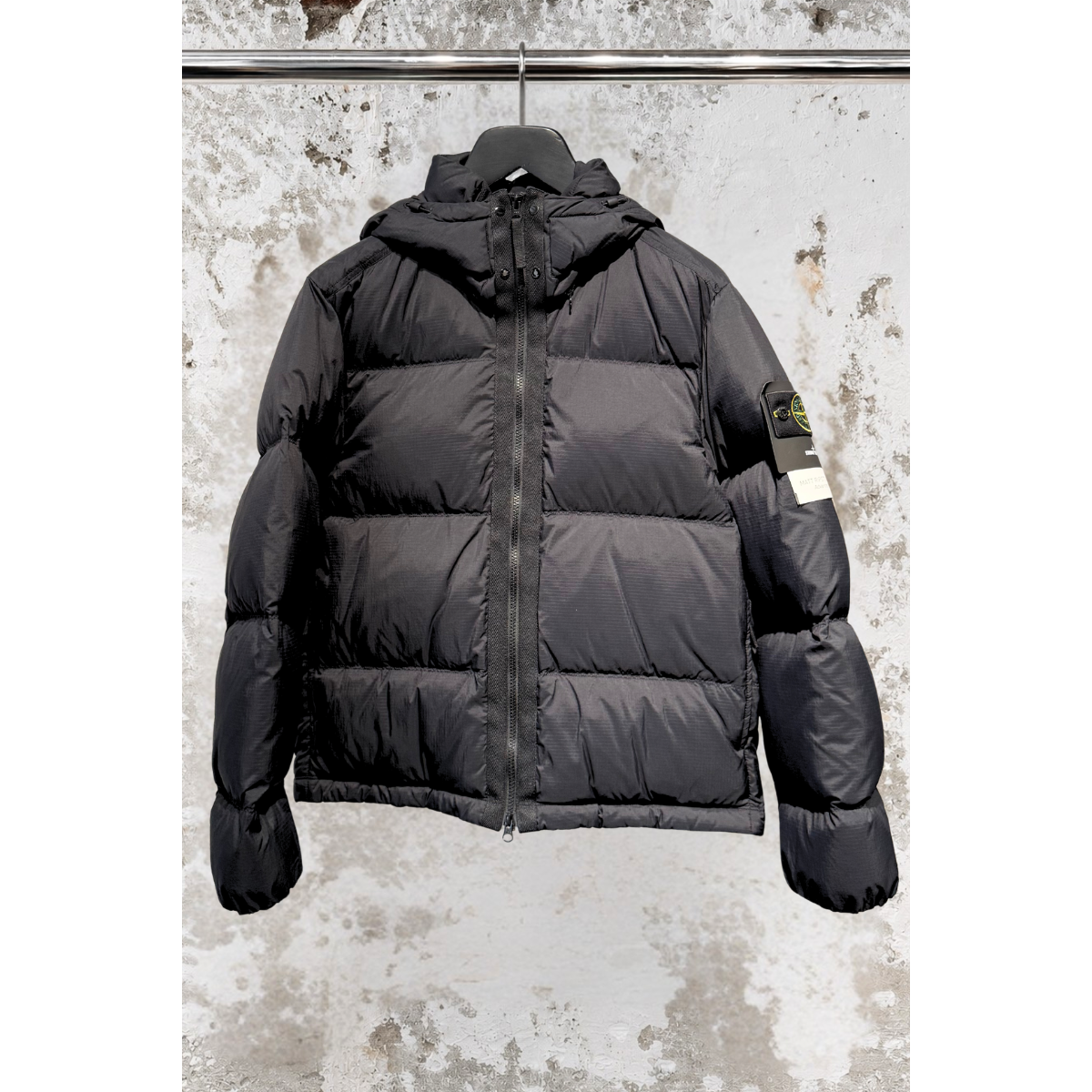 Doudoune Résistante Au Vent Et Déperlante - Noir - STONE ISLAND