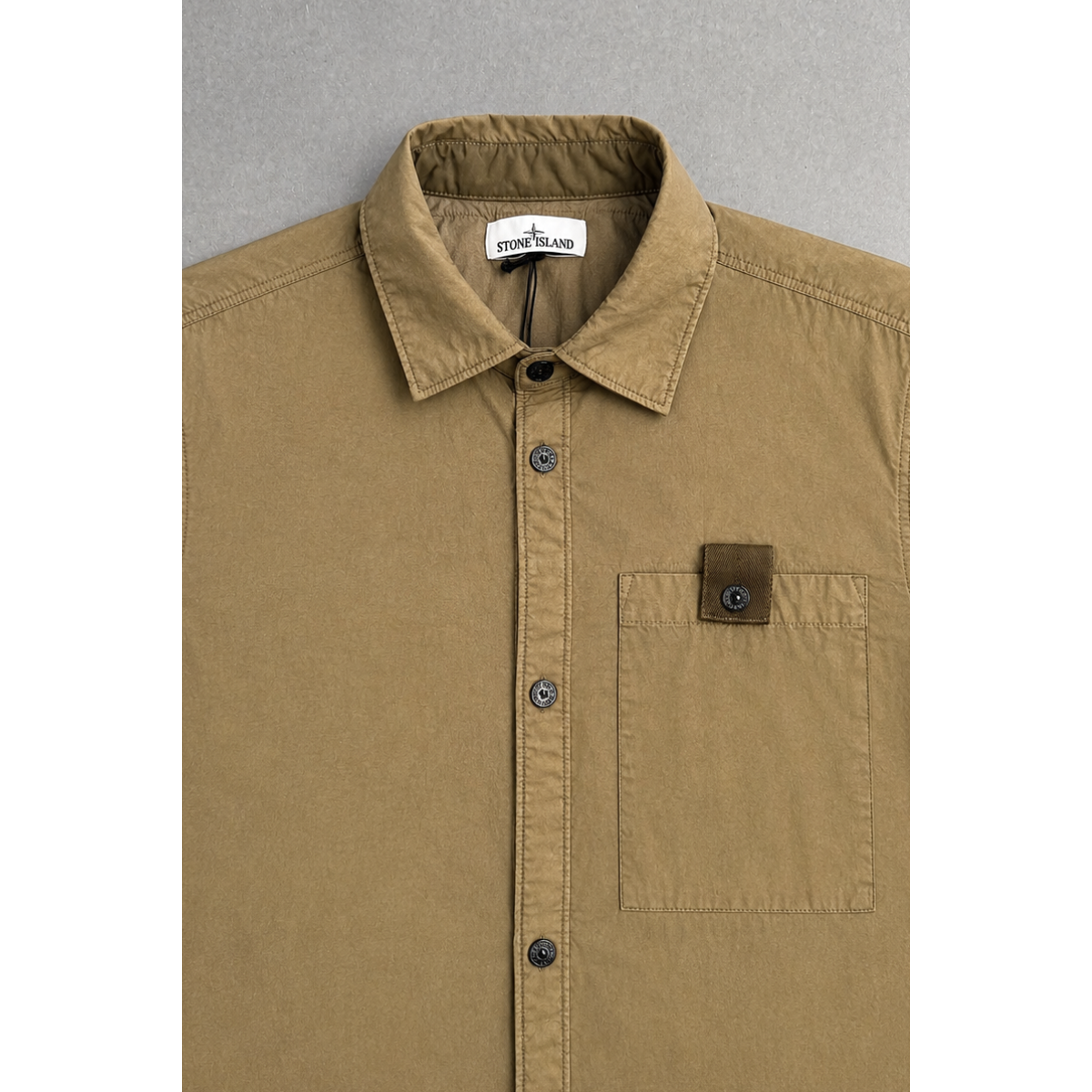 Veste Coach Matelassée Déperlante Résistante Au Vent - Vert Militaire - STONE ISLAND