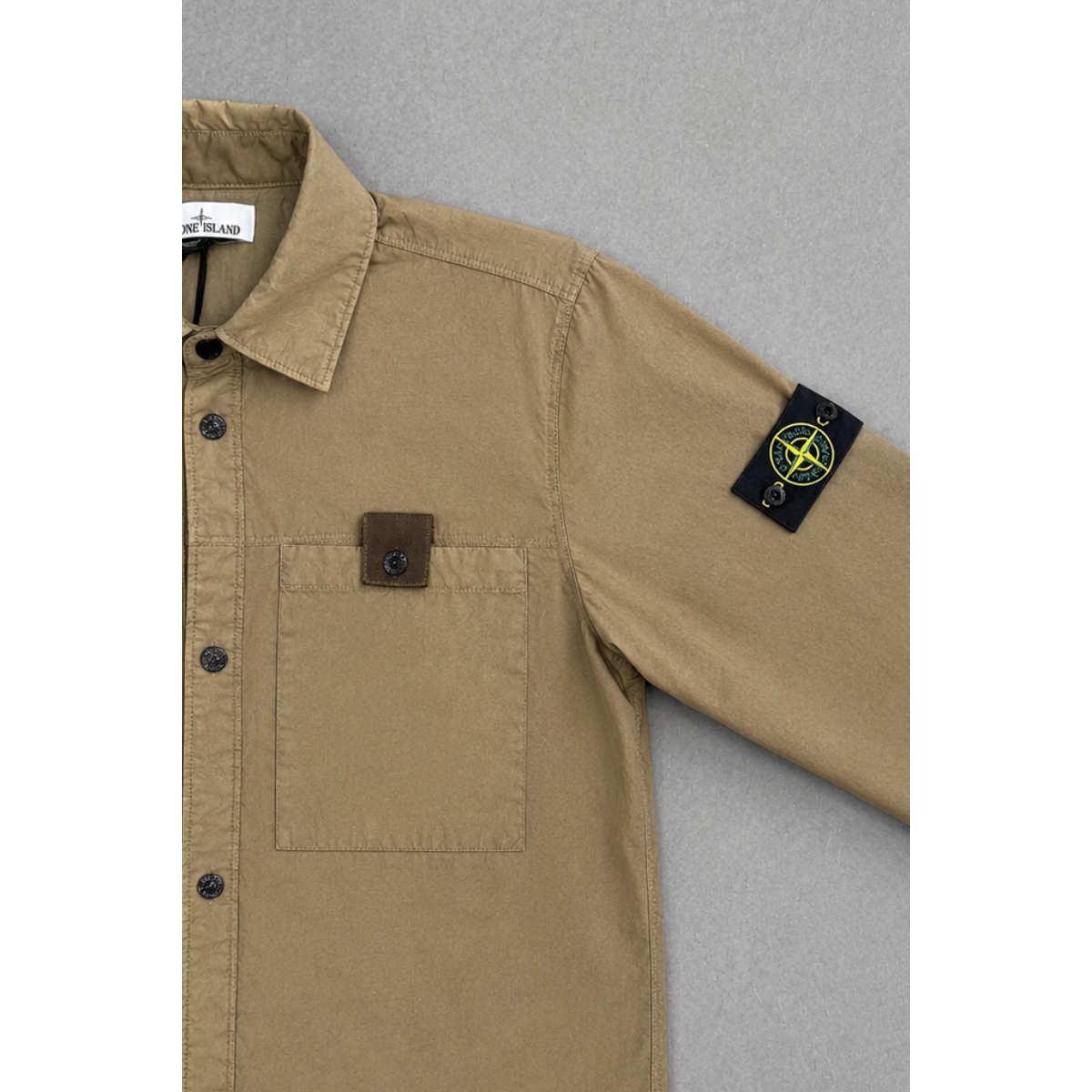 Veste Coach Matelassée Déperlante Résistante Au Vent - Vert Militaire - STONE ISLAND