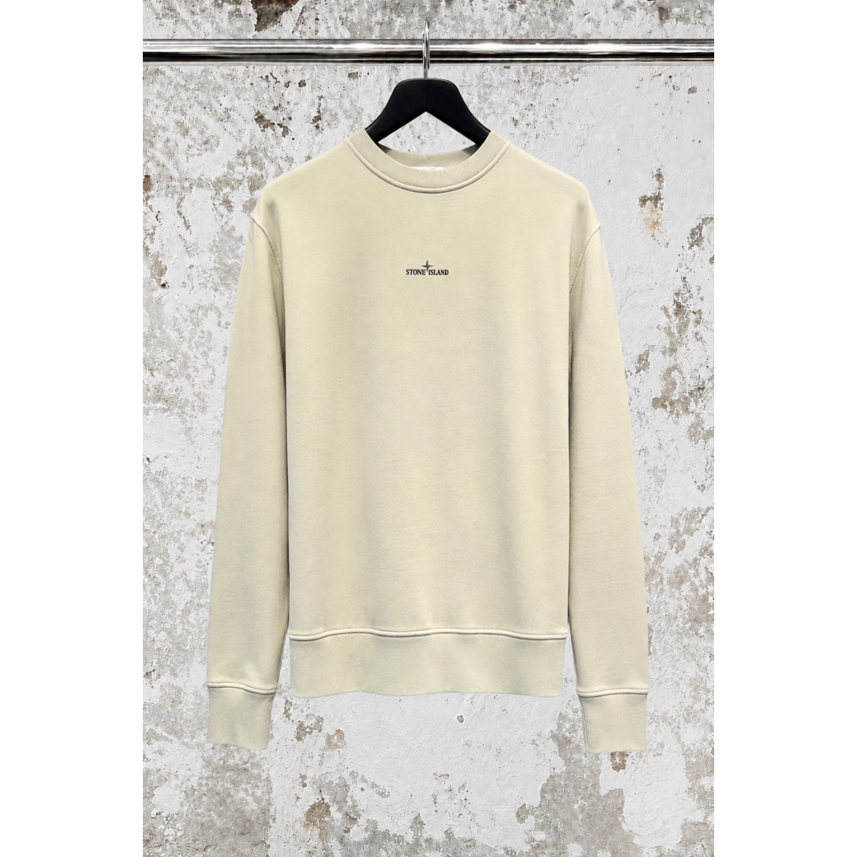 Sweat-Shirt Ras-Du-Cou Coupe Oversize - Sable - STONE ISLAND