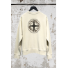Sweat-Shirt Ras-Du-Cou Coupe Oversize - Sable - STONE ISLAND