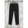 Regular Tapered Fit Cargo Trousers – Black - STONE ISLAND