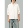 Ami de Coeur Cotton Oxford Button-Down Shirt – Natural White – AMI PARIS