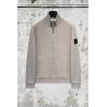Regular-Fit Track Jacket with Ribbed Inserts – Grey - STONE ISLAND