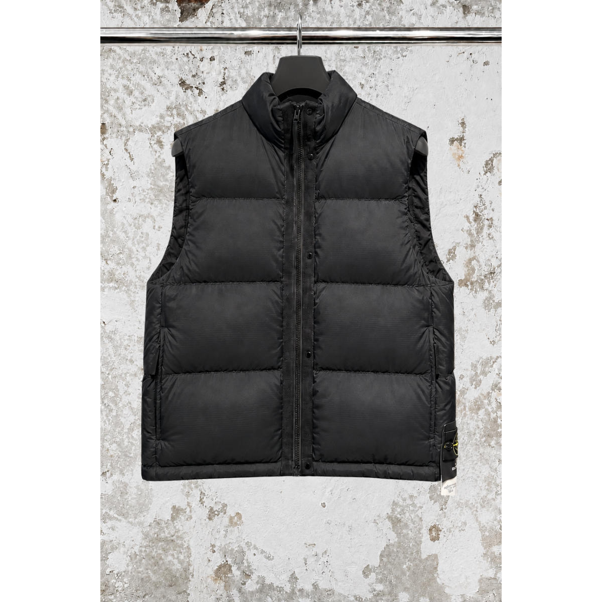 Doudoune Sans Manches Légère Avec Poches Zippées - Noir - STONE ISLAND