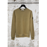 Sweat-Shirt Ras-Du-Cou Coupe Regular Avec Apliques Côtelés - Kaki - STONE ISLAND
