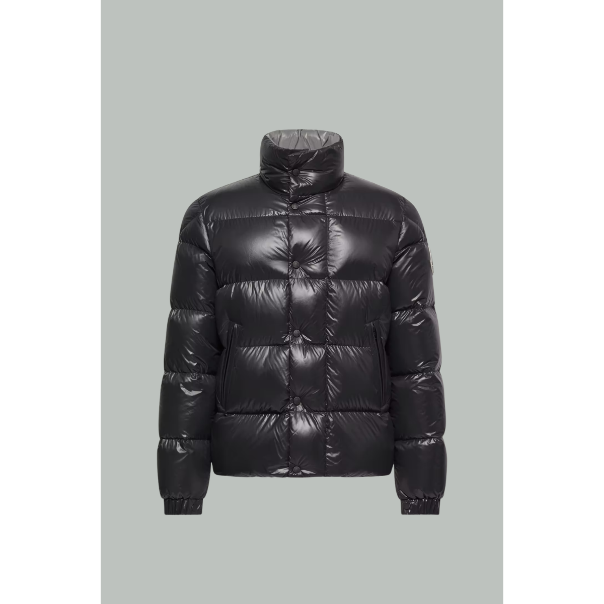 Doudoune Courte Brendola Laquée - Noir - MONCLER