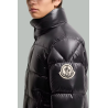 Brendola Short Lacquered Down Jacket - Black - MONCLER