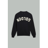 Pull À Col Rond Homme En Coton Avec Logo - Bleu Foncé - GOLDEN GOOSE
