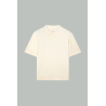 T-Shirt Unisexe Star En Coton Blanc Avec Cristaux Dégradés All-Over Et Imprimé Dans Le Dos - Blanc Vintage - GOLDEN GOOSE