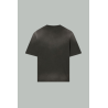 Unisex Star Cotton T-Shirt with All-Over Gradient Crystals and Back Print - Grey/Black - GOLDEN GOOSE