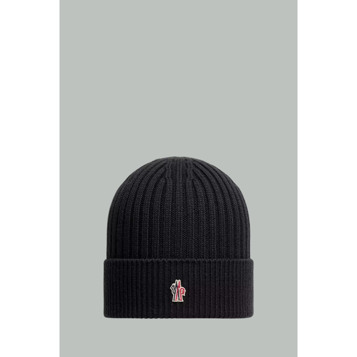 Wool Beanie - Black - MONCLER GRENOBLE
