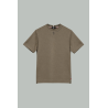 Cotton T-Shirt with Logo - Khaki - MONCLER GRENOBLE