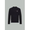 Logo Wool Sweater - Navy - MONCLER GRENOBLE